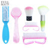 Image of 1PCS 6 Types Plastic Nail Cleaning Brush Remove Dust Powder Cleaner for Acrylic UV Gel Nails Art Manicure Care Accessory CH095